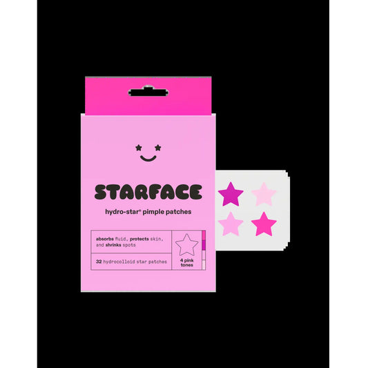 Starface Pink Star Pimple Patches, 32 Ct