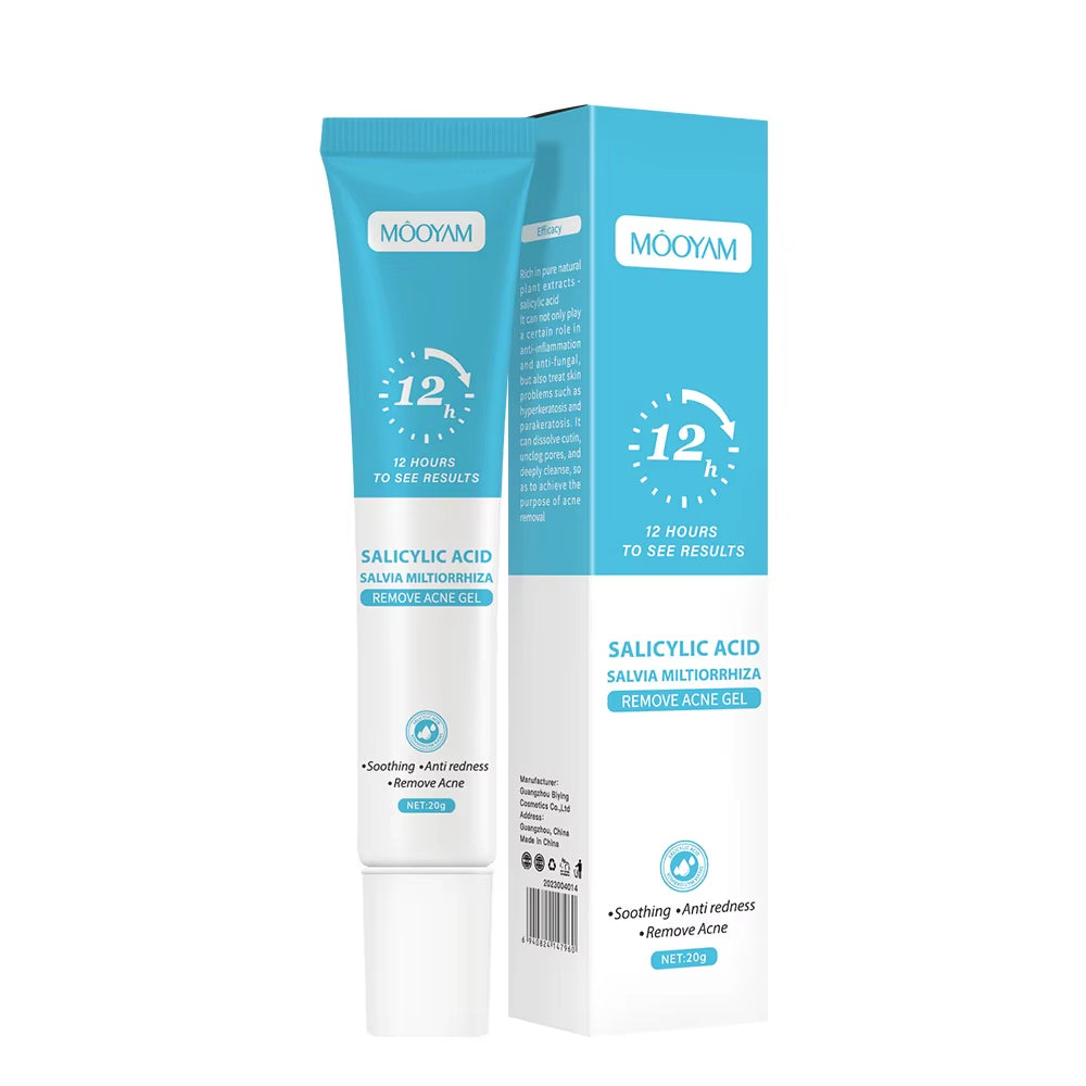 Salicylic Acid Acne Cream Reduces Acne Marks, Removes Acne, Closes Mouth and Shrinks Pores, Plant Essence Acne Gel