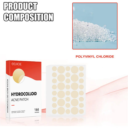 Pimple Patches for Face, Hydrocolloid Acne Patch Bulk, Acne Stickers for Covering Cheeks, Forehead, Chin Blemishes Zit Breakouts for All Skin Types