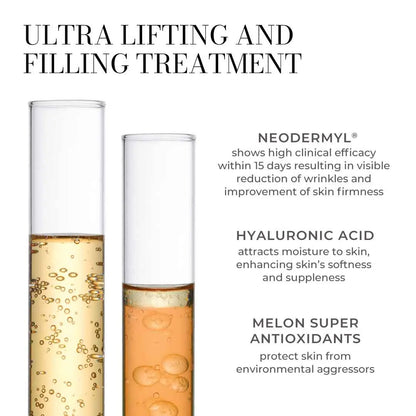 Tiktok Shop Exclusive: Meaningful Beauty Filling & Firming Duo - Daily Lifting Treatment & Crème De Sérum Night Crème with Hyaluronic Acid and Melon Antioxidants