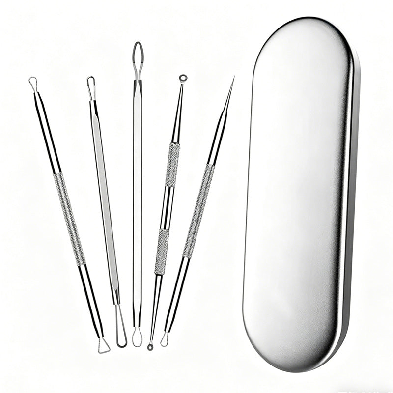 5 Acne Needles,Facial Acne Removal Extractor Blackhead Removal Kit,Blackhead Acne Remover Tool