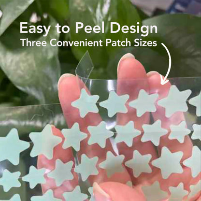 CLERZENA Star Pimple Patches for Face - Salicylic Acid, Tea Tree Oil & Calendula Oil - Cute Pimple Patches for Teen Acne Treatment