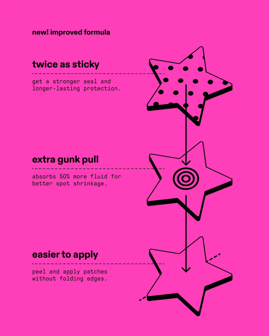 Starface Pink Star Pimple Patches, 32 Ct