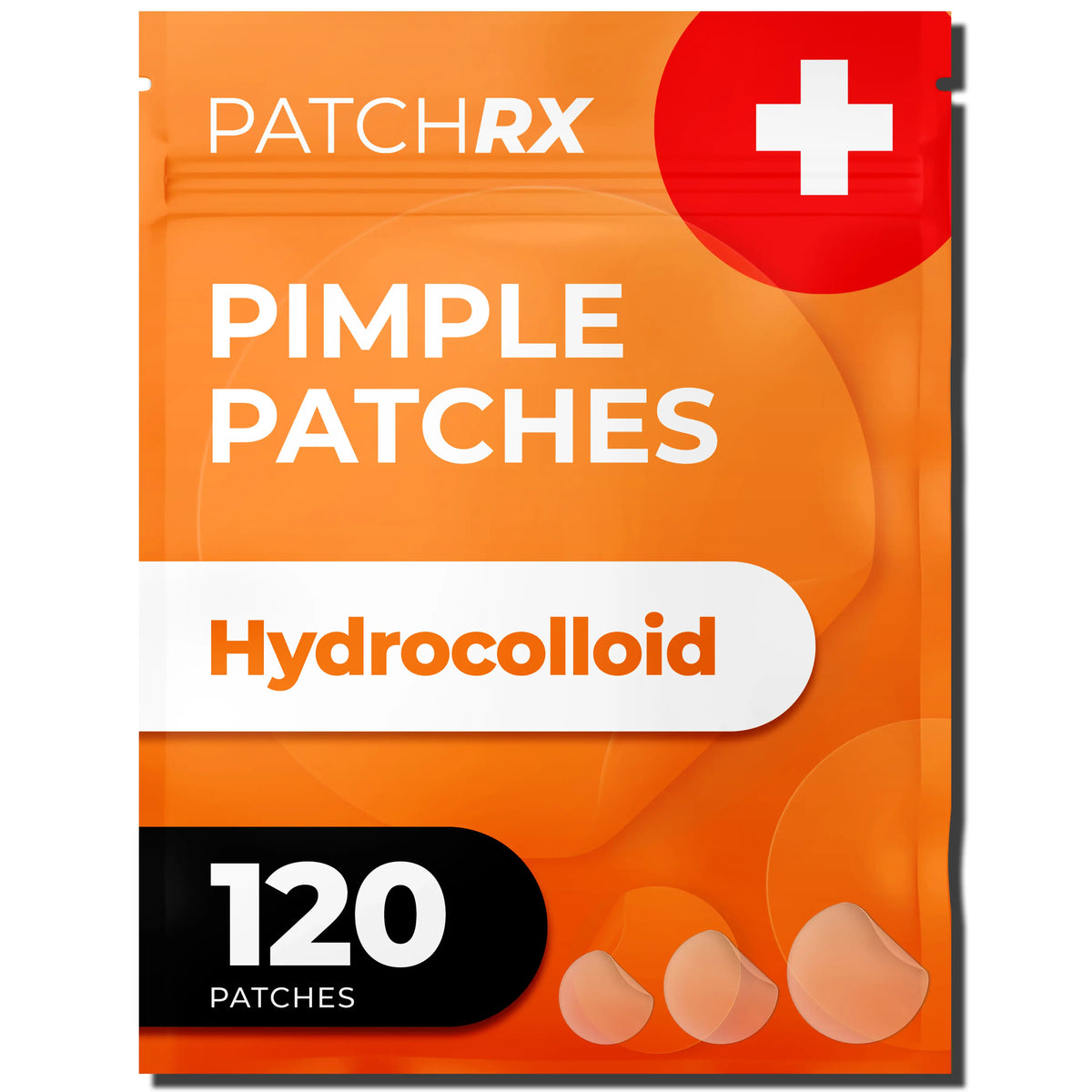 Patchrx Pimple Patches for Face, Hydrocolloid Acne Patches with Tea Tree Oil, Pimple Stickers - Acne Pimple Patches for Face - Zit Patches