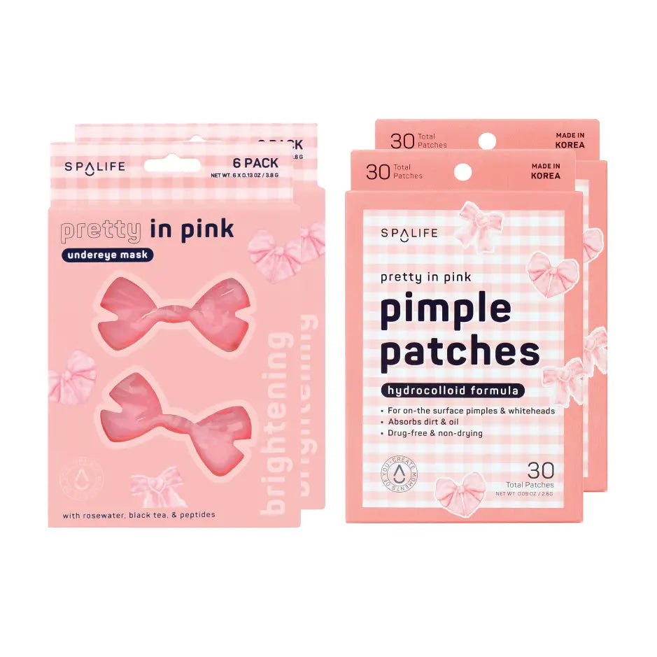Spalife Beauty Pretty in Pink Undereye Mask & Pimple Patch Duo Four Pack