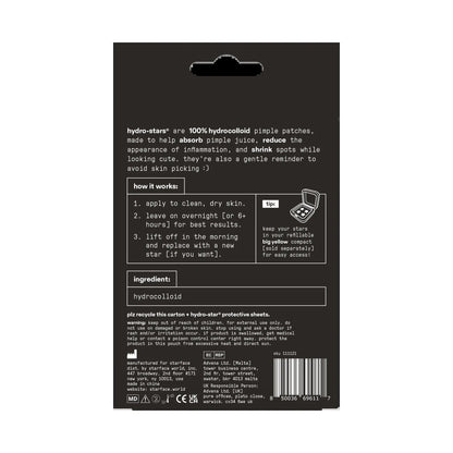 Starface Black Star Pimple Patches, 32 Ct