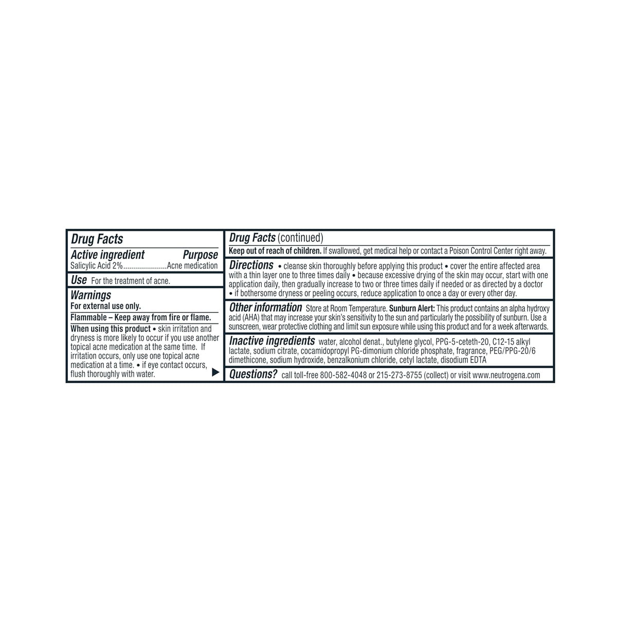 Rapid Clear Acne Treatment Pads, Salicylic Acid, 60 Count