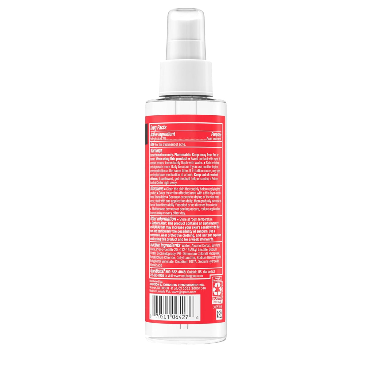 Stubborn Body Acne Spray, 5.5 Fl Oz
