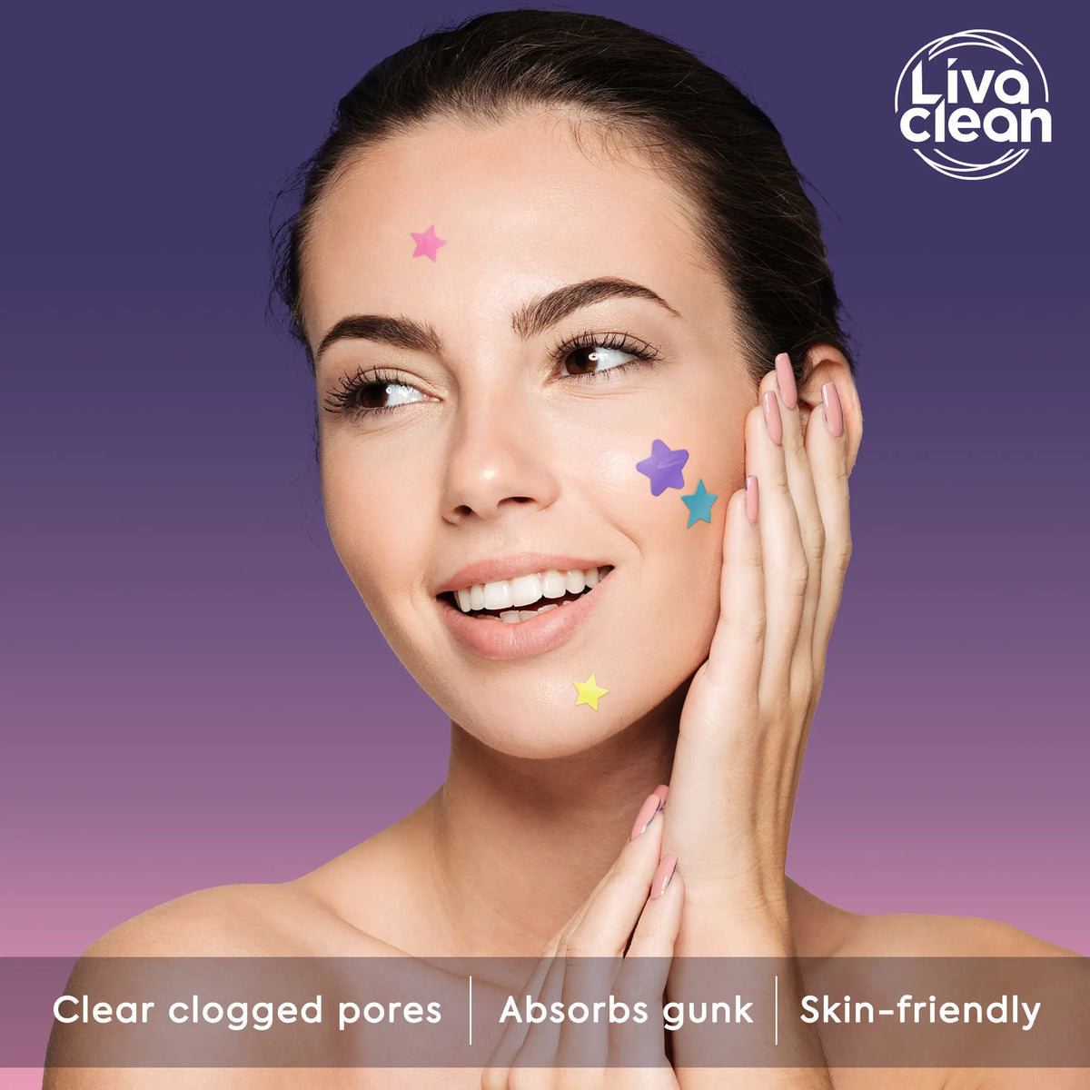 Livaclean Star Hydrocolloid Acne Pimple Patches (240 CT) - Salicylic Acid, Tea Tree Oil, Sweatproof, Long Lasting, Blemish Treatment, Dark Spot Fading, Skin Repair, 24 Months Shelf Life, for Daily Facial Routine, All Skin Types